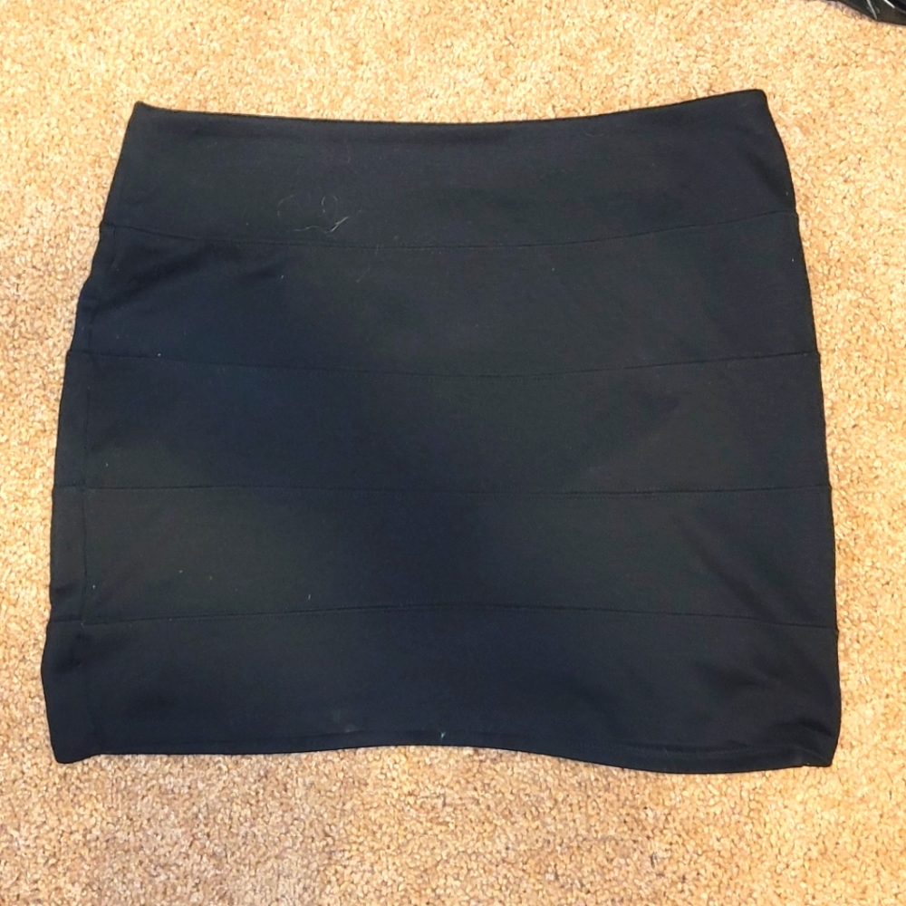 Black pencil skirt